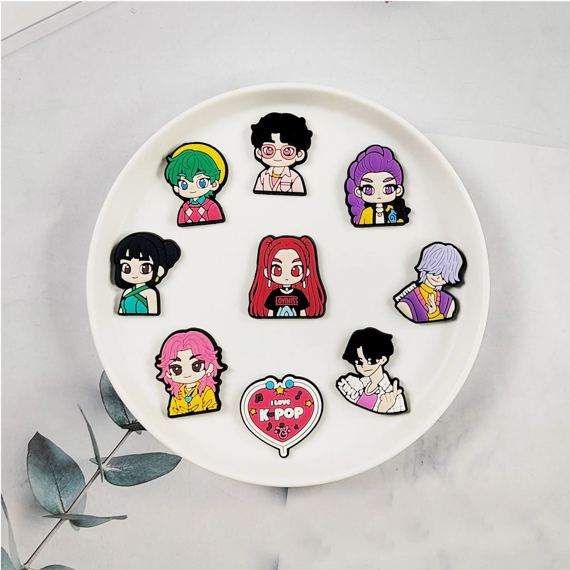 Zufällige 10-50 Stück Potdemiel-Serie Schuh-Charms für DIY-Schuhdekorationen, Schuh-Accessoires, Schuh-Pins, Bubble Slides, Sandalen – Detail 4