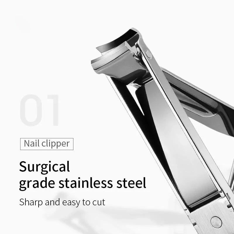 Multifunctional Nail Clippers Six Functions Nail Files Bottle Opener Small Scissor Nail Cutter Stainless Steel image 3