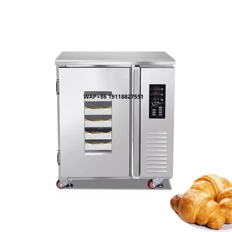 

10 Trays Croissant Donut Bread Dough Refrigeration Retarder Proofer Cabinet Bakery Fermenting Machine