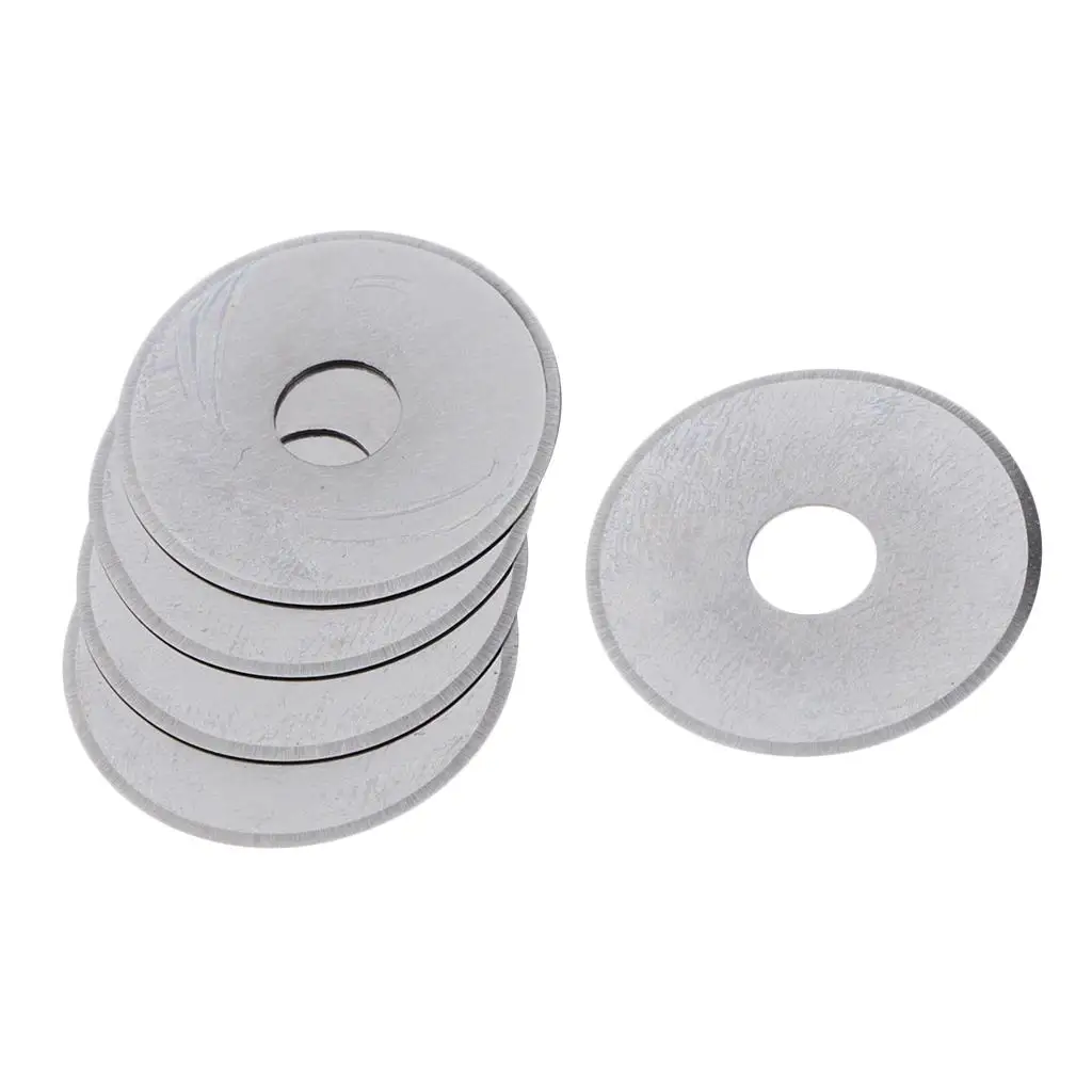 5pcs 18mm Circular Rotary Cutter Replacement for Leather /Cloth/Paper