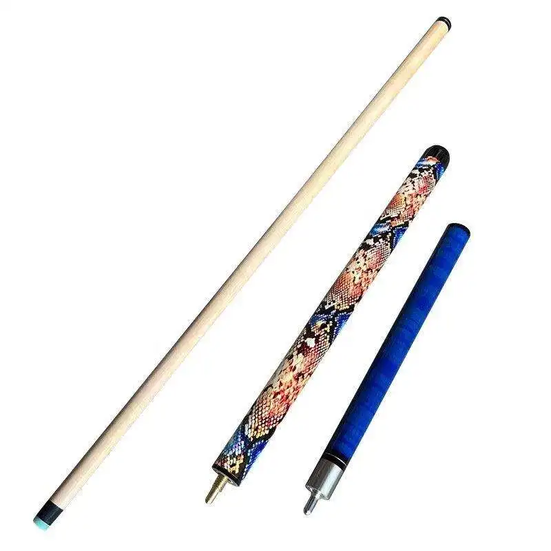 Creative Design 3-Section Pool Stick 13mm Tip 58 Inches Maple Wood Shaft Billiard Jump Break Cue for Sale