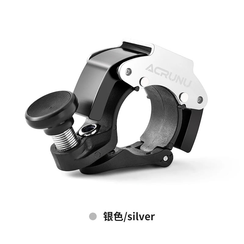 

Compact Stealth Bike Bell, Minimalist Design Universal Horn for MTB/Road/Kids Bikes, 3s Install, Lightweight Aluminum Bike Bell