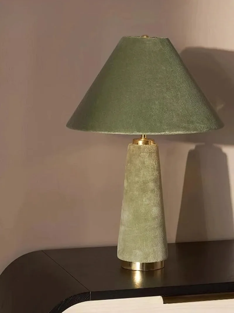 Atmosphere Cotton Velvet Fabric Art Decorative Floor Lamp LED E27 Modern Light Fixtures Villa Living Room Bedroom Study Bedside