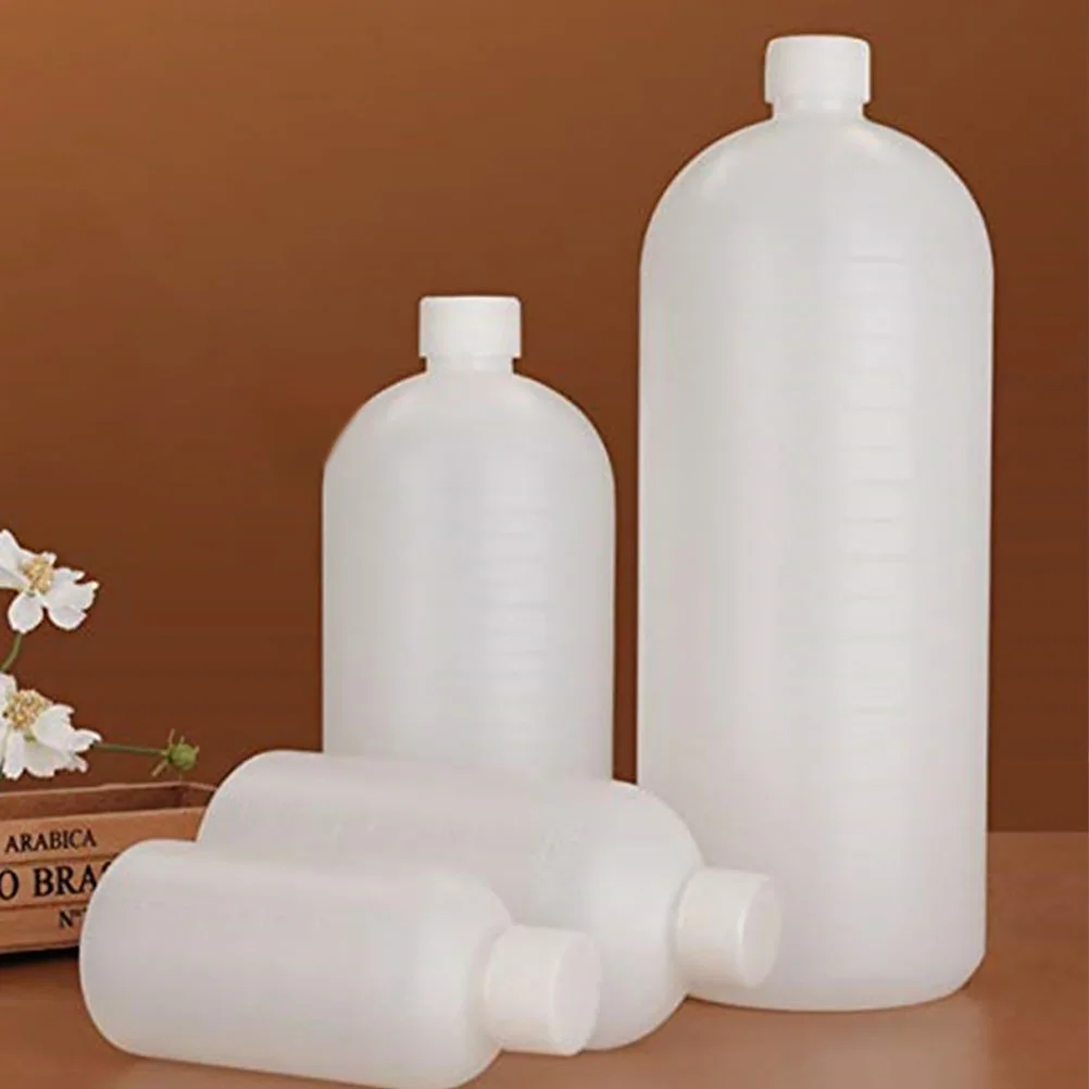 2 Pcs 시약 병 알약 샘플 씰링 의학 약병 보관 500ml 플라스틱 용기 고급 Hdpe 폴리에틸렌