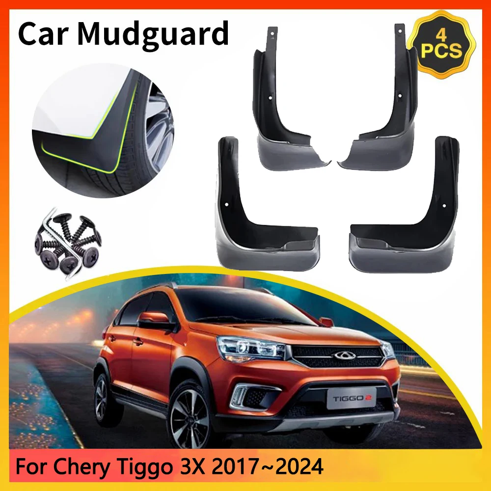 

Брызговики для Chery Tiggo 2 3X MVM X22/X22 Pro X33 Cross 2017 ~ 2024