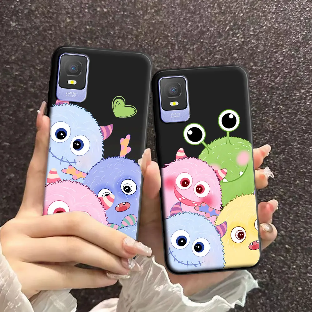 For TCL 403 Case Cartoon Soft Silicone TPU Astronaut Pattern Phone Case For TCL 403 T431D Lovely Back Cover Fashion Fundas Shell