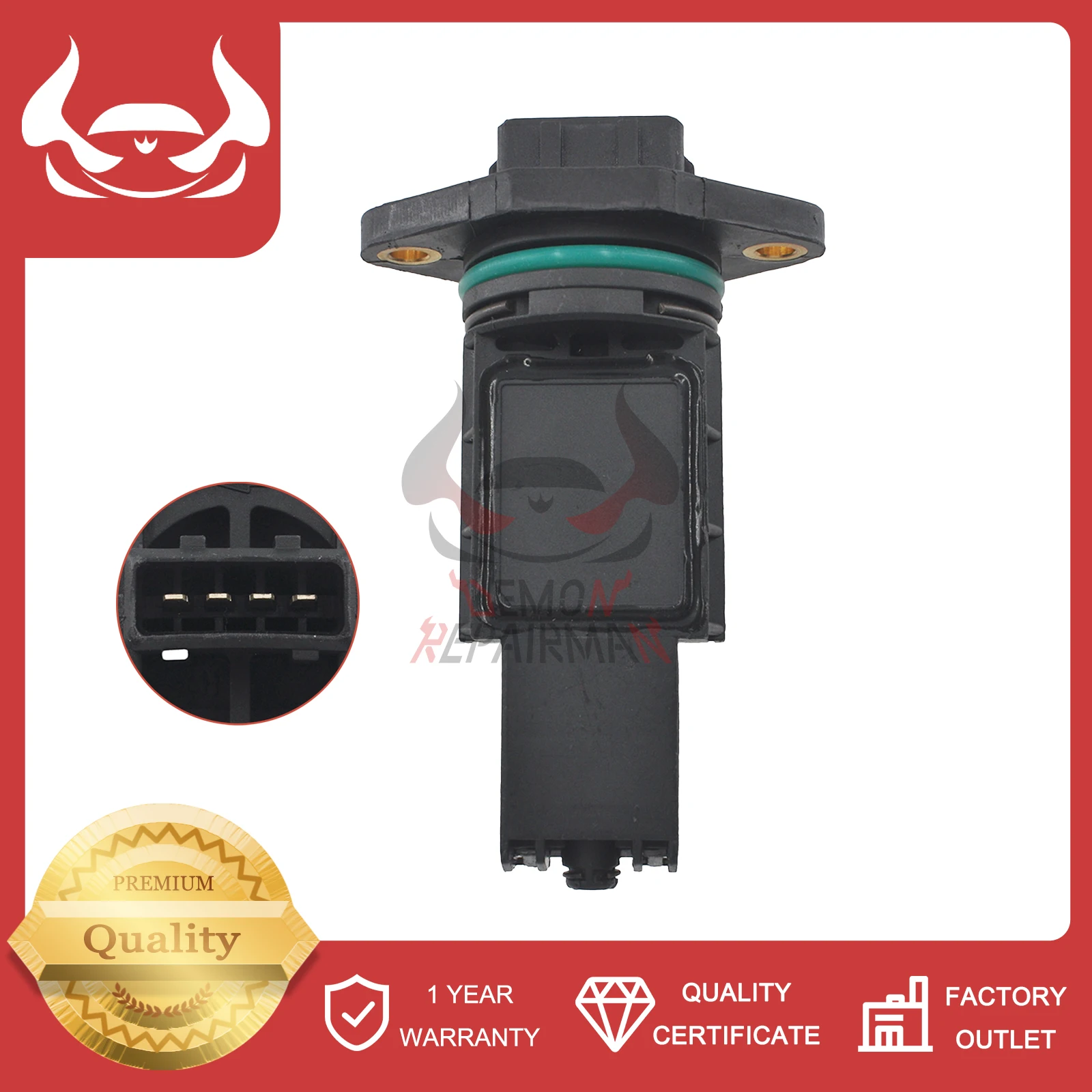 Mass Air Flow MAF Sensor Compatible With Kia Sportage Sephia CARENS I Saab 0280217105 0K01113210A 0K0111-3210B 0K01113210BNEW