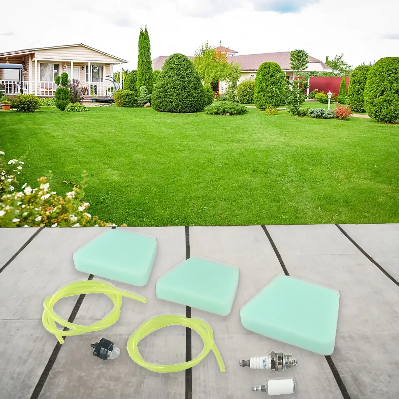 Air Filter Kit Compatible With For POULAN Wild Thing 1900 2350 2055 220 225 210 2150 2175 2250 Chainsaws Foam Filter