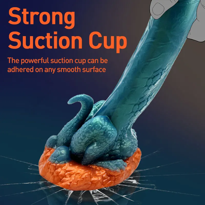 Monster Dildo Silicone Fantasy Colourful Cute Dildo Gingerbread Man Strong Suction Cup Dildo Anal Plug Sex Toys For Women