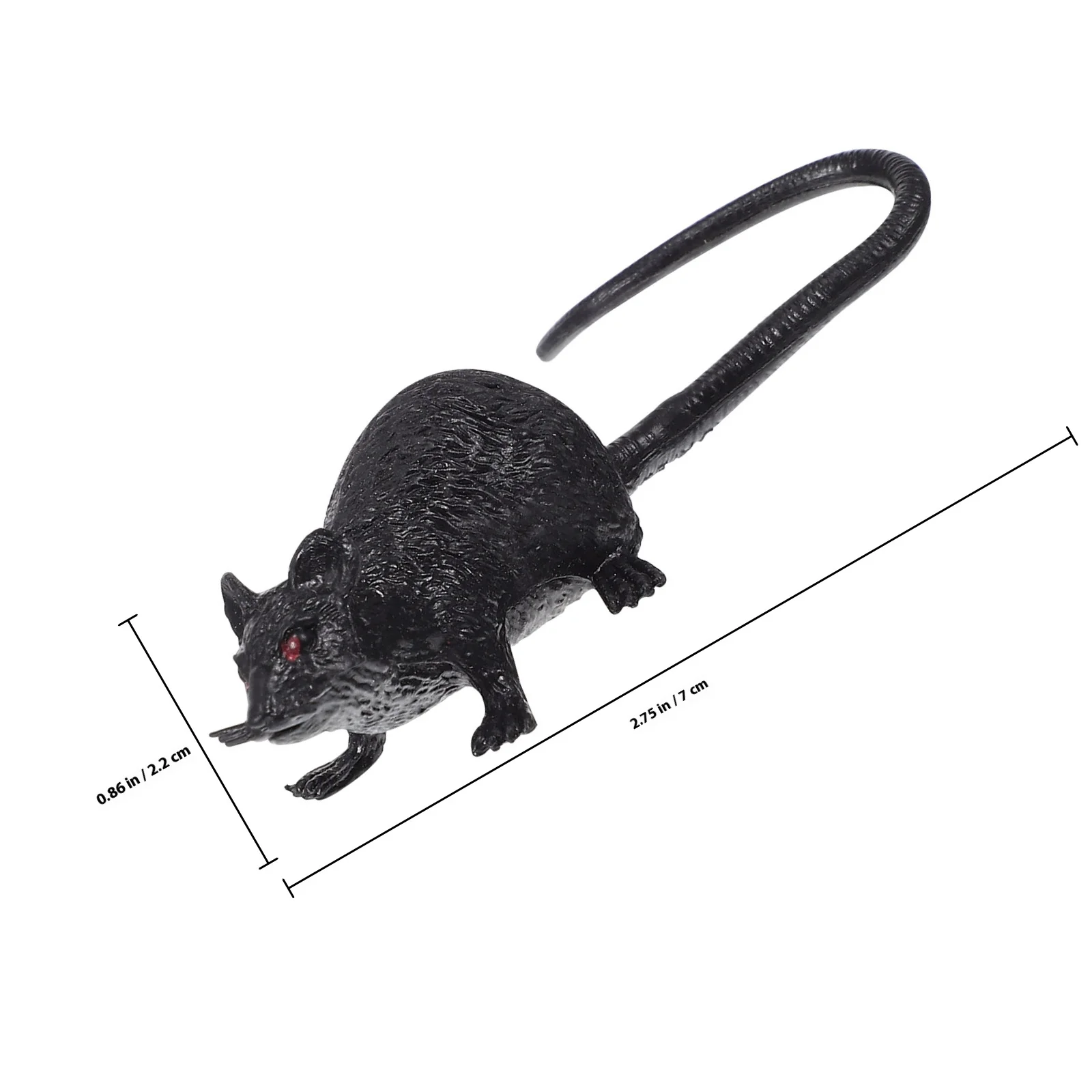 16 pezzi di decorazioni per topi per Halloween, giardino, camera da letto, fotografia, accessori, topo finto, topo, bomboniera