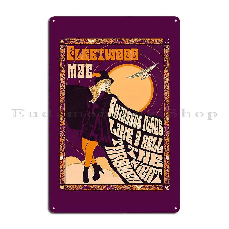 The Girls Dance Show Tour Musical Fleetwoodmacs Poster Metal Sign Poster Club Garage Designs Club Club Tin Sign Poster