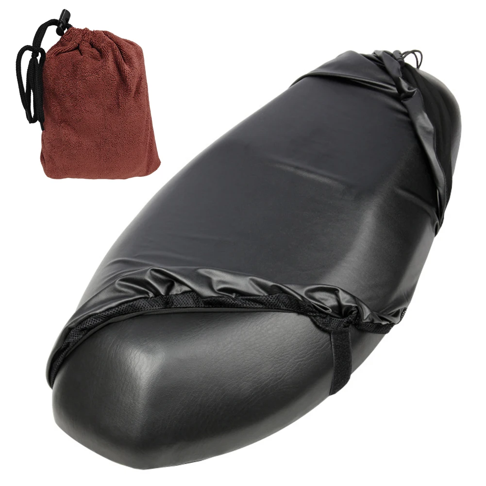 Motorbike Cushion Cover Rainproof Cycling Cushion Seat Protector with Drawstring Bicycle Saddle Protective Cover for MTB Bike