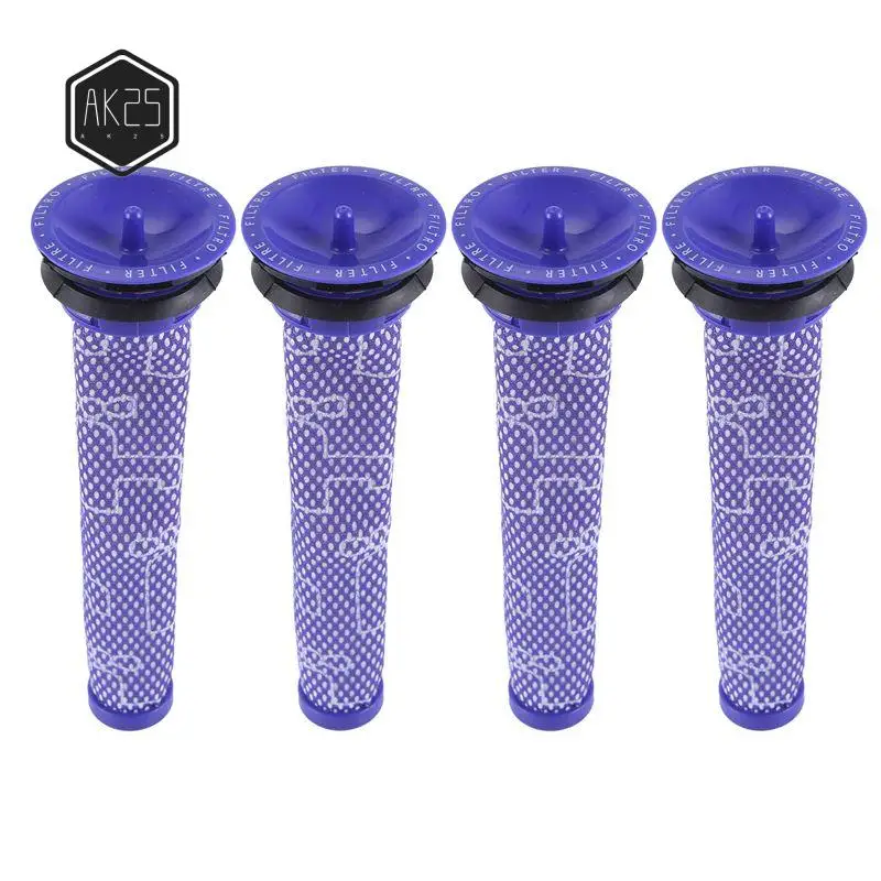 

AK25-4 Piece Replacement Pre- Filter For Dyson-Vacuum Filter Compatible Dyson V6 V7 V8 Series Replaces Part