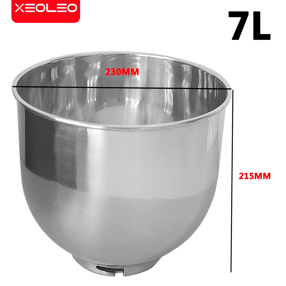 XEOLEO حامل كهربائي Mixe 380 واط خلاط متعدد الوظائف الكواكب 7 لتر وعاء 10 سرعة منخفضة الضوضاء آلة خلاط المطبخ خافق البيض