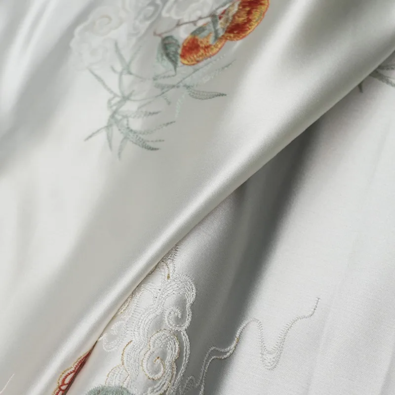 Embroidered brocade jacquard fabric silk traditional pattern Chinese clothing cheongsam face