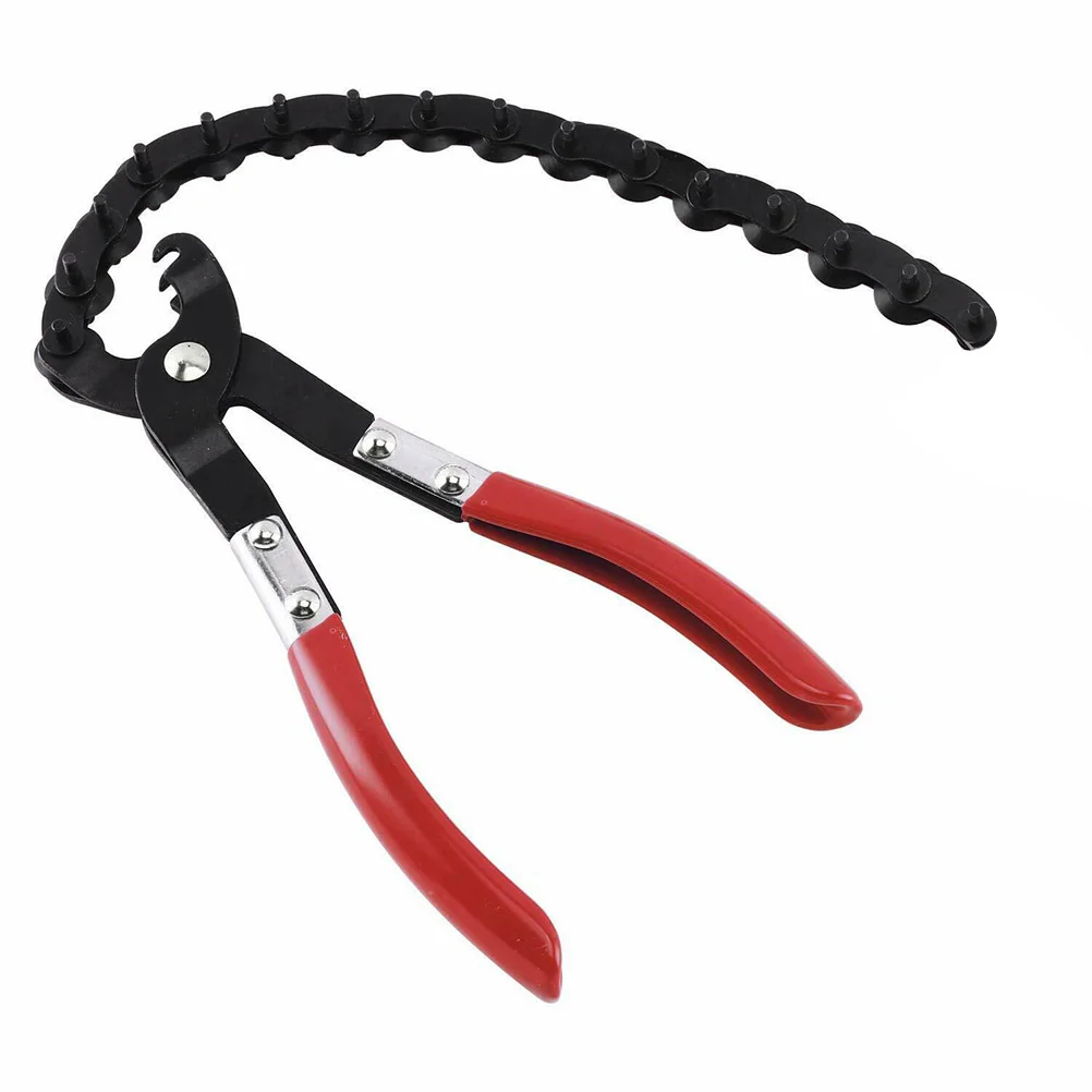 

Car Exhaust Tail Hanger Remover Pliers Tube Cutting Cut Off Tool Chain 15 Blades Exhaust Pliers (Random Color)