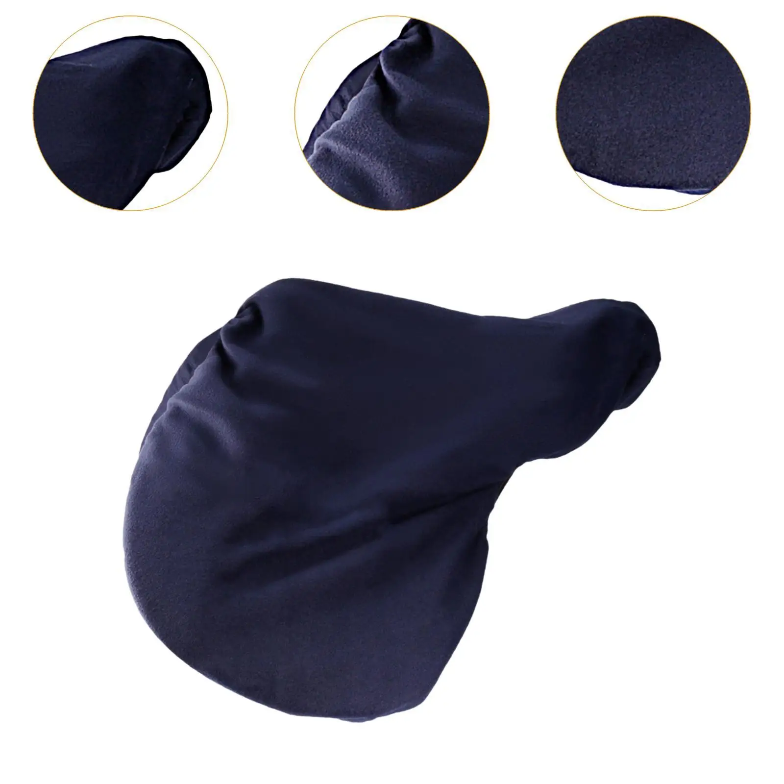 غطاء سرج الحصان، أربطة مرنة من الصوف، غلاف قابل للغسل، عملي ومحمول ومريح ومقاوم للغبار، غطاء حماية للسرج #5