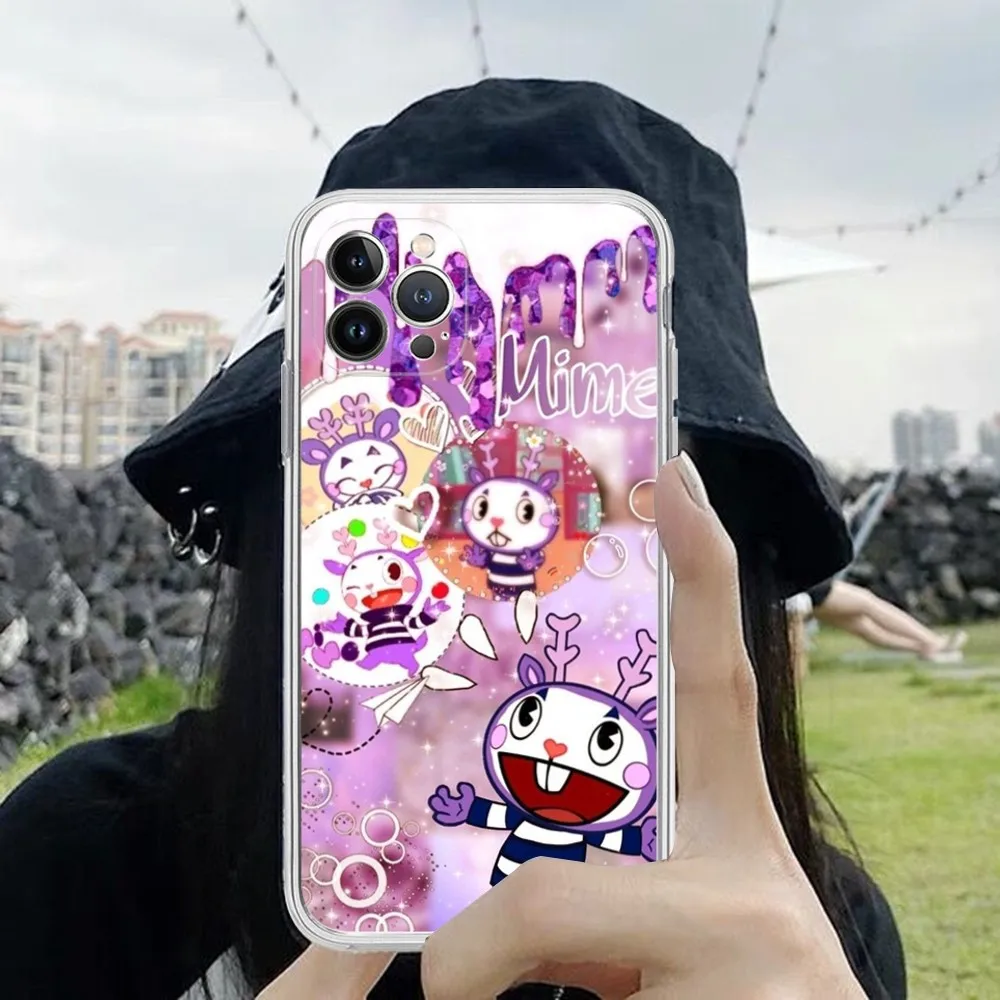 Happy Tree Friends Phone Case For iPhone 15 14 11 12 13 Mini Pro XS Max Cover 6 7 8 Plus X XR SE 2020 Funda Shell