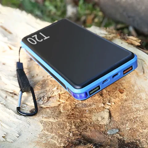 Быстрая зарядка Power Bank большой емкости 20000 мАч Студенческий портативный высокоскоростной рельсовый самолет BCAK