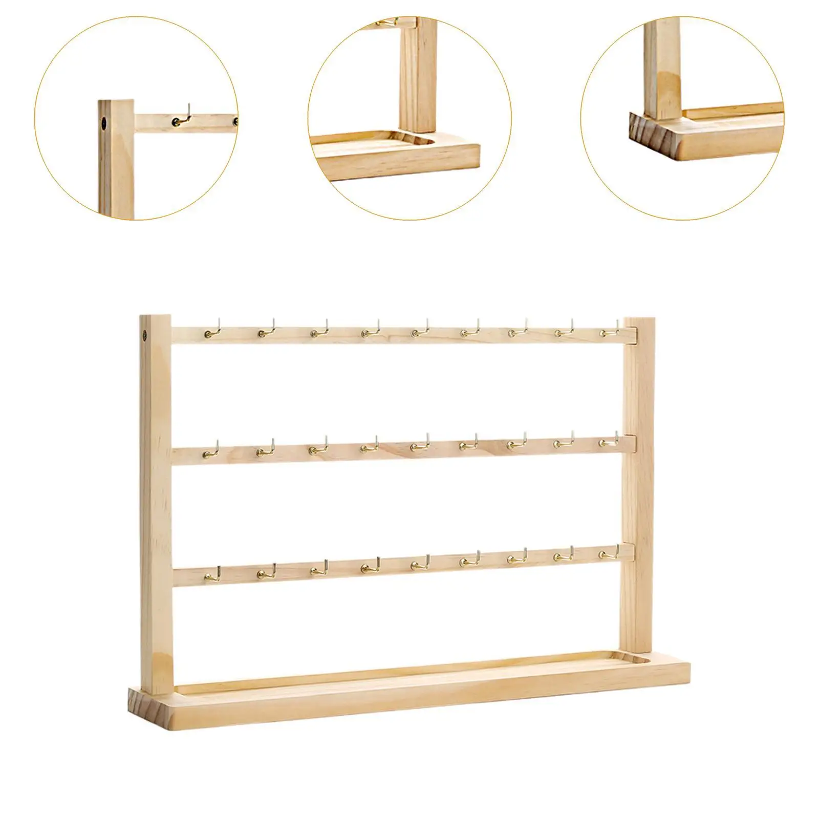 حامل عرض الأقراط وإكسسوارات منظم المجوهرات وديكور المنزل الإبداعي