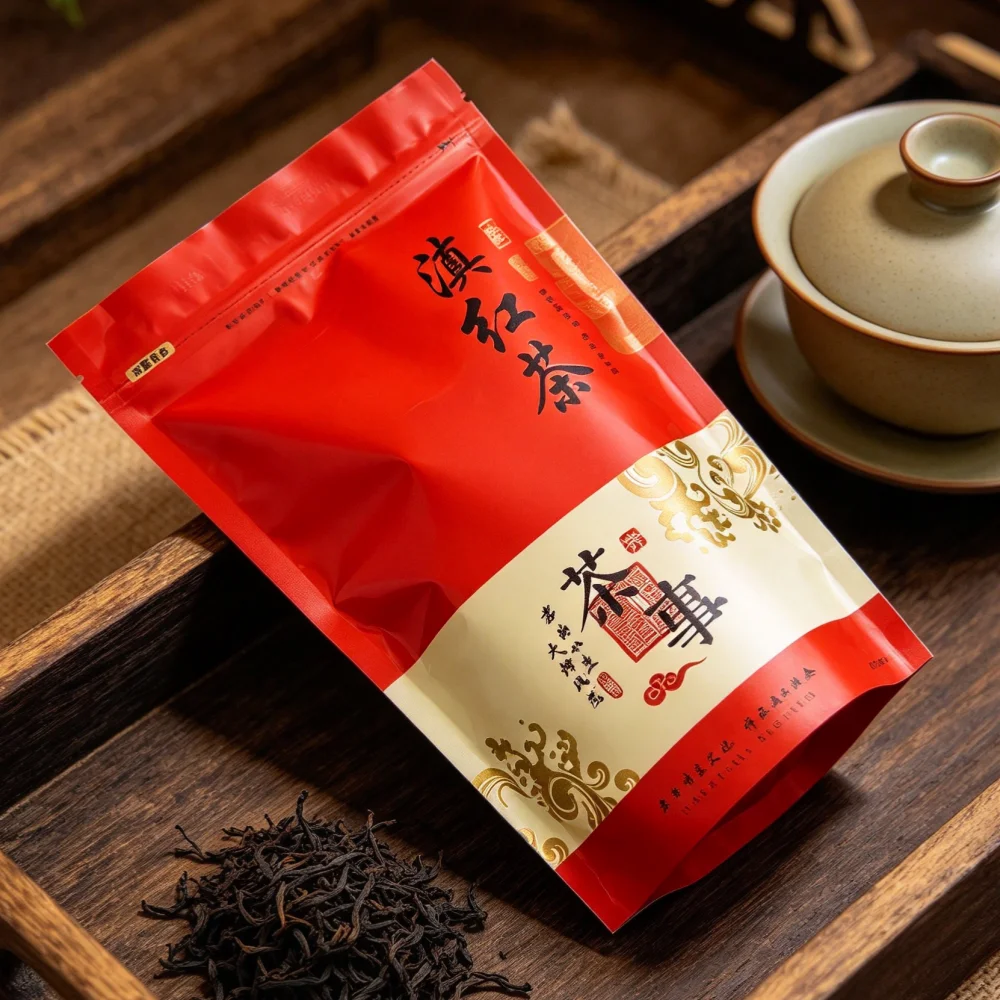 High Quality  Longjing Zipper Taiping Houkui Long Jing Seal Jin Jun Mei Yunwu Mao Jian Green Tea Packing