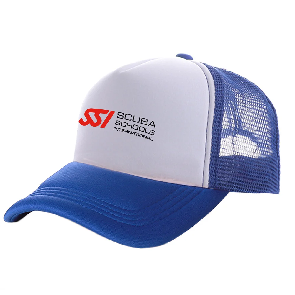 Scuba Diving Dive SSI Trucker Cap Men Hat Baseball Cap Cool Summer Unisex Mesh Net SSI Hats MZ-524