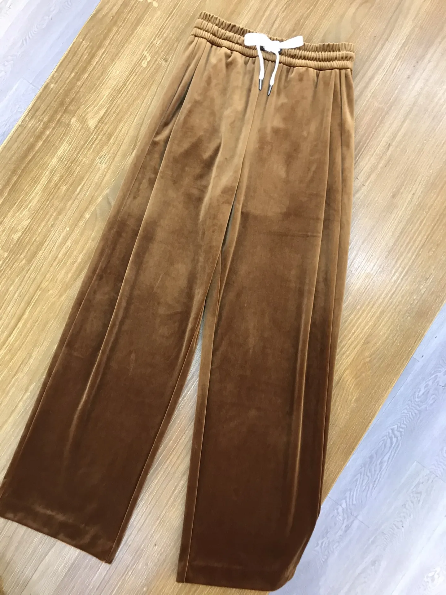 Autumn Upgraded Version Of Velvet Smooth And Delicate Pants Casual Trousers Slim Long Legs Women