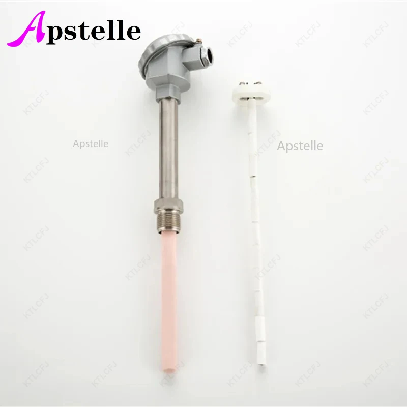 APSTELLE-Sensor de temperatura termoeléctrico para industria química, termopar ambiental de acero al carbón, platino, rodio, tipo K, 1 unidad