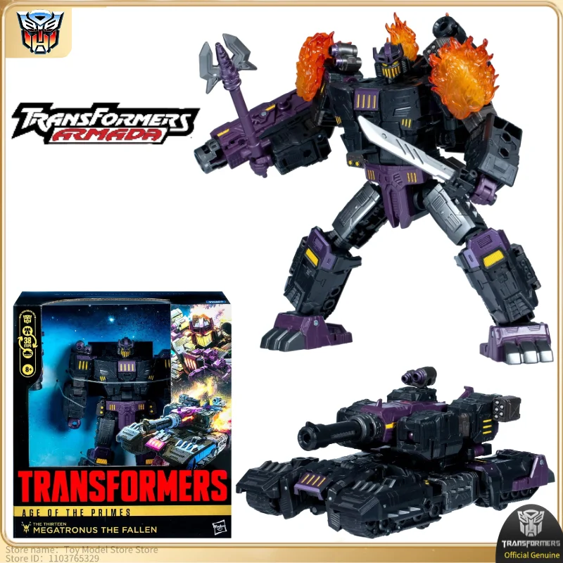 

In Stock Transformer G Series The Fallen Megatronus Prime Original Movie Anime Figure Robot Action Models Collect Toy Gifts Doll