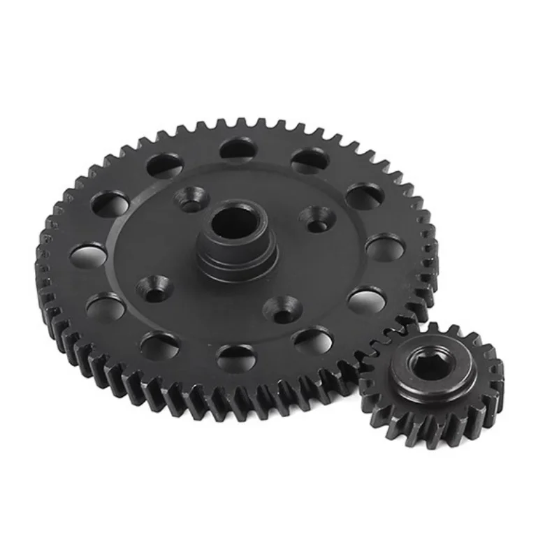 ترس قطع حلزوني تفاضلي وحفز 19T/58T مجموعة تروس التحويل لـ Rovan LT LOSI 5IVE-T #5