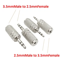 Jack 3.5 mm to 2.5 mm Audio Adapter 2.5mm Male to 3.5mm Female Plug Connector for Aux Speaker Cable Headphone Jack 3.5