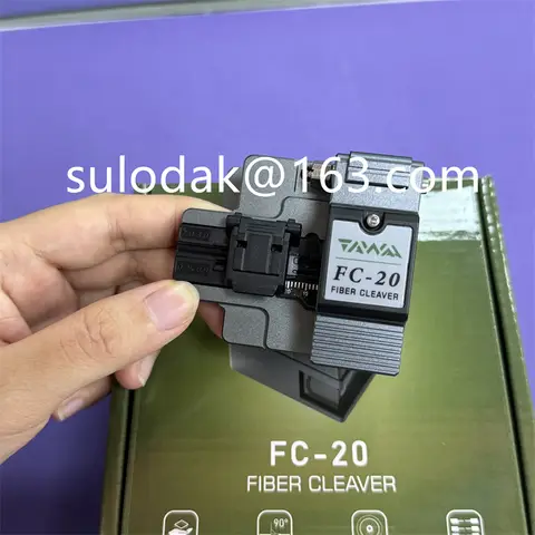 휴대용 광섬유 절단기, TAWAA FC-20 광섬유 절단기, 3 in 1 범용 거치대, 블레이드 수명 48000 배