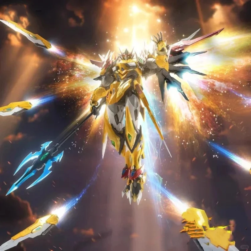 ชุดประกอบโมเดลหุ่นยนต์ MNP-XH01 Bai Qi รุ่น Original Mecha โครงเหล็ก ปีกขยับได้ ของเล่นอนิเมะ ตกแต่งโต๊ะทำงาน ของสะสม ของขวัญ