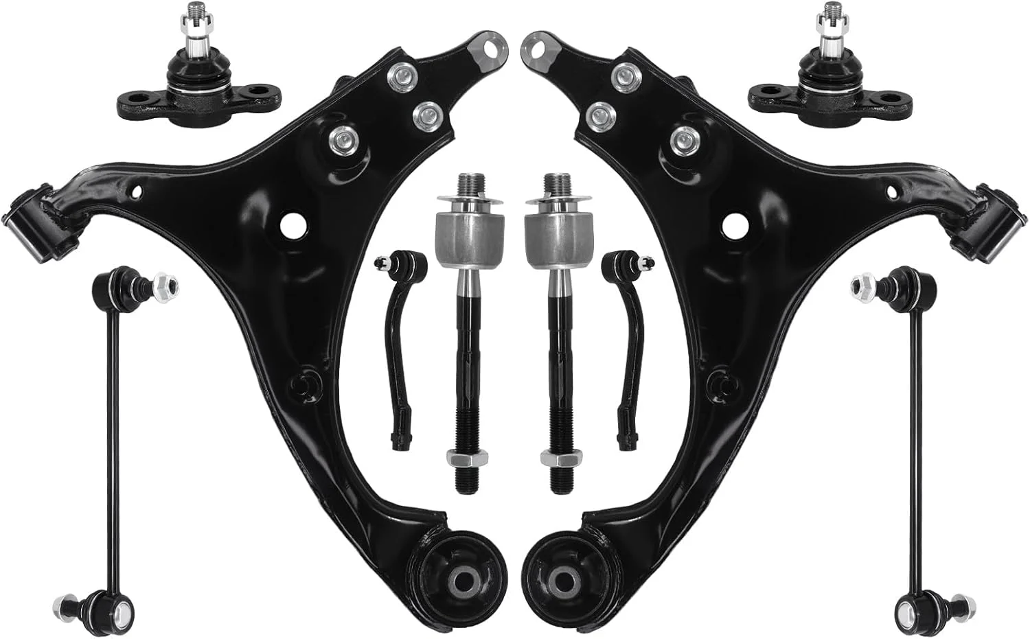 

AzbuStag 8PCS Front Lower Control Arm forKia Forte with Electronic Power Steering 10-13 Kia Forte Koup 10-13