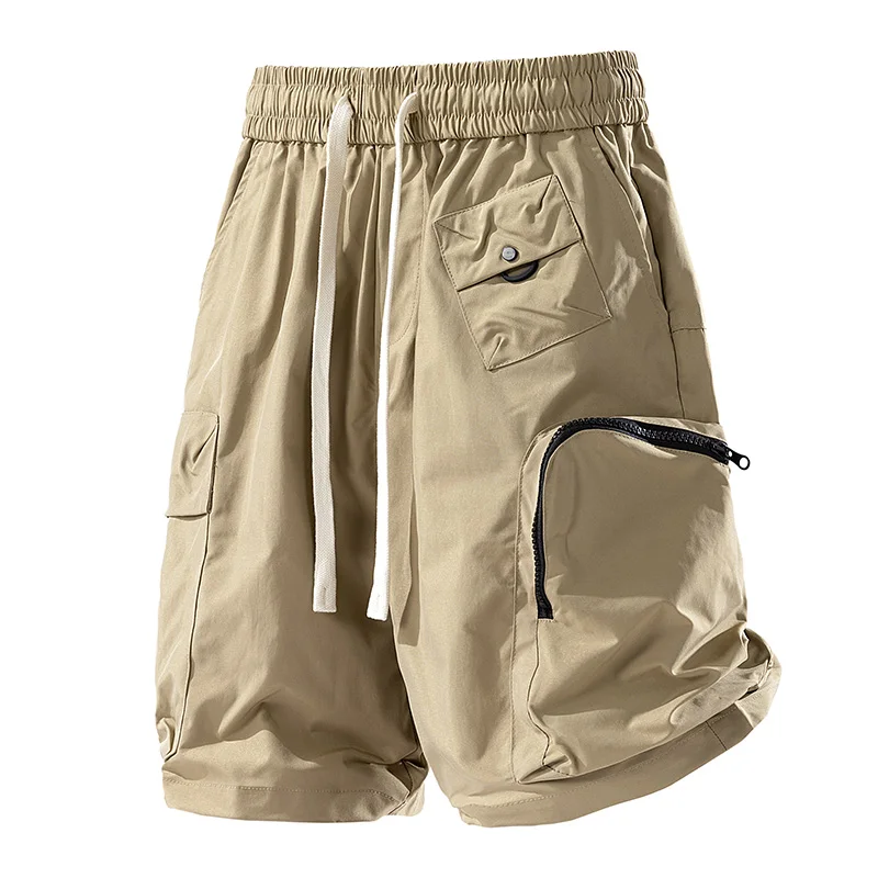 Outdoor Mountaineering Hiking Men Cargo Shorts Street Fashion Breathable Solid Casual Shorts Summer Versatile New Sports Shorts