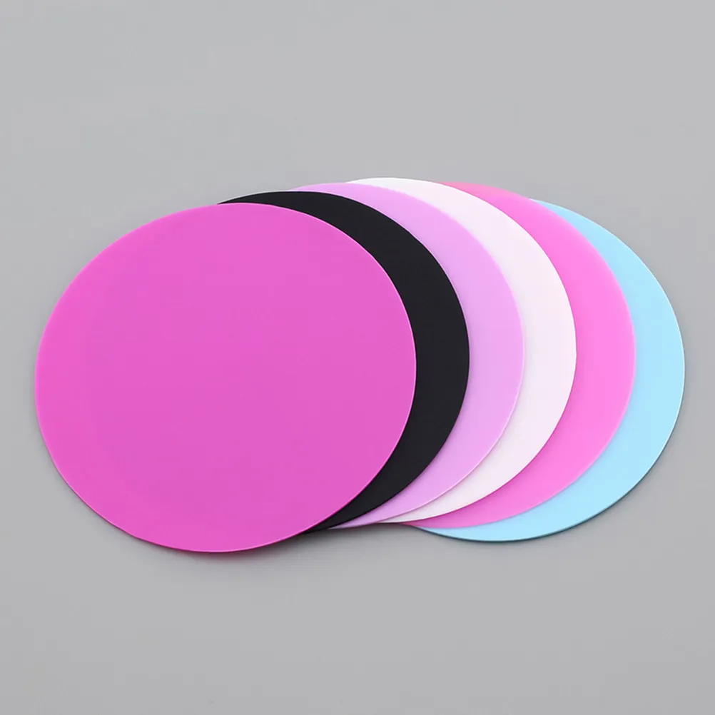 

6Pcs Nail Color Mixing Palettes Silicone Manicure Plates for Nail Art Schools Salon Use Pigment Mixing