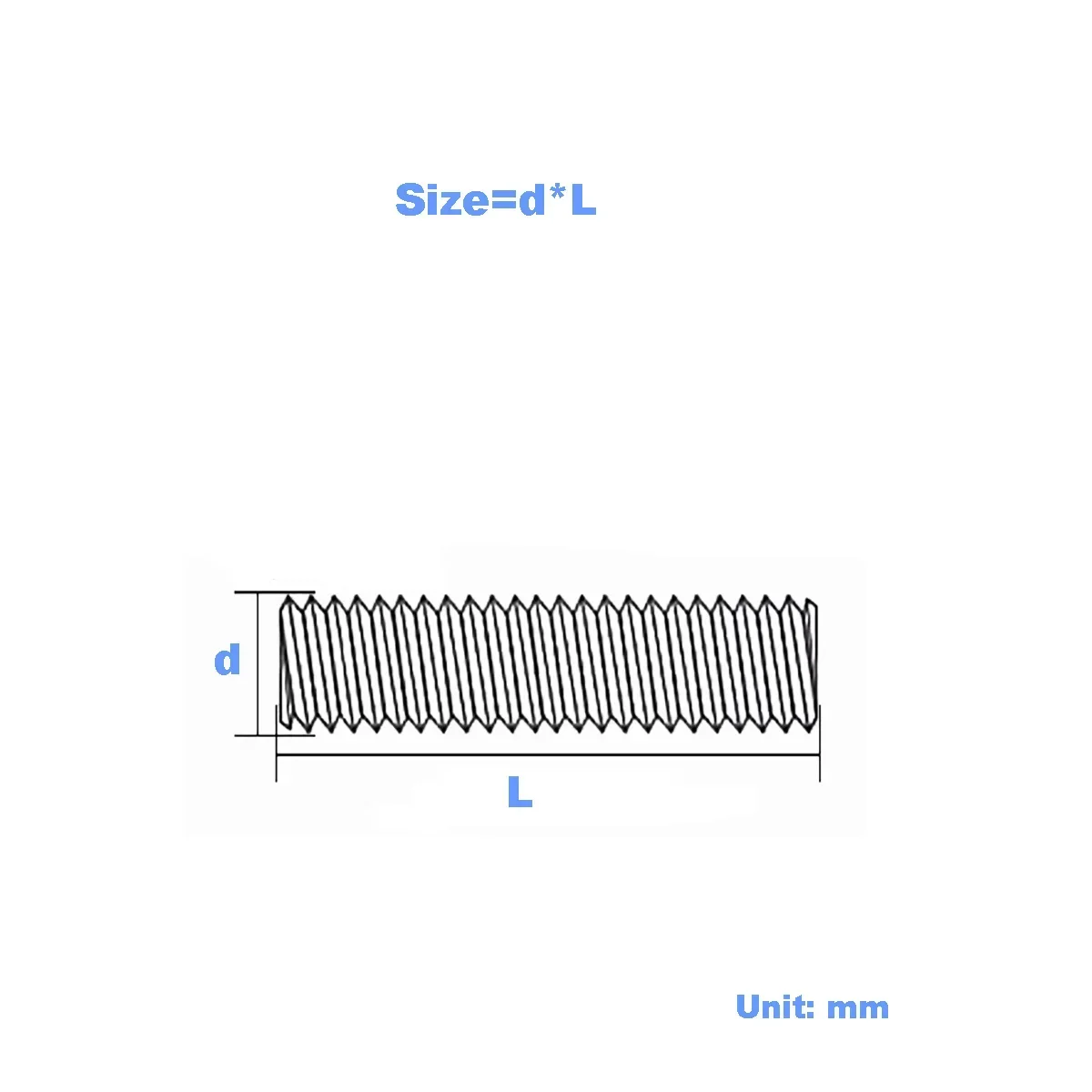 

Aluminum Alloy Screw Thread Bar, Fully Threaded Rod / Furniture Connecting Screw M6M8M10