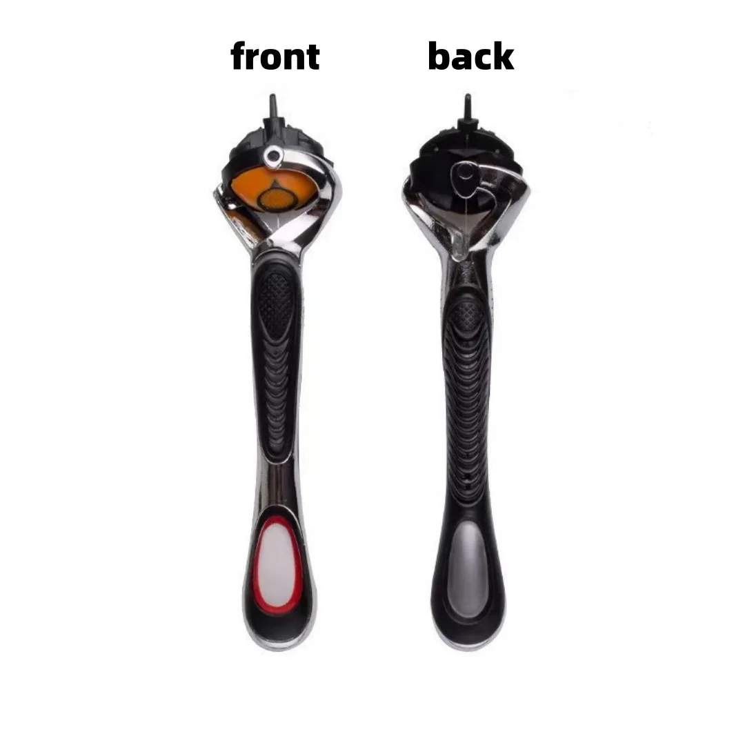 5-Blade Razor Handle - New Rotatable Design Manual Shaver