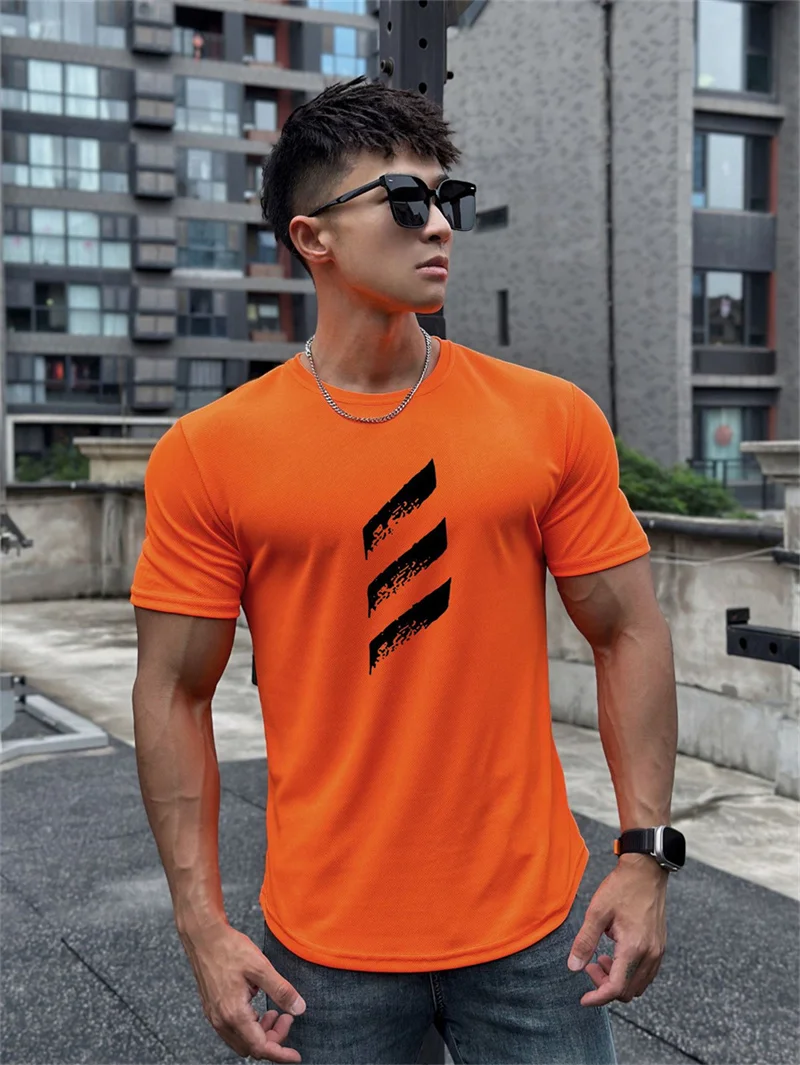 Maglietta Fitness manica corta estiva Running gym basket T Shirt Workout Casual top di alta qualità maglietta sportiva abbigliamento uomo