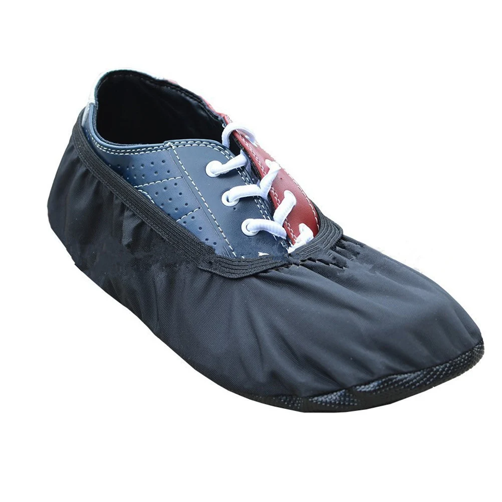 

Bowling Shoe Covers Waterproof Dustproof Nonslip Rubber Sole Lightweight Foldable Sports Protectors for Rain Use