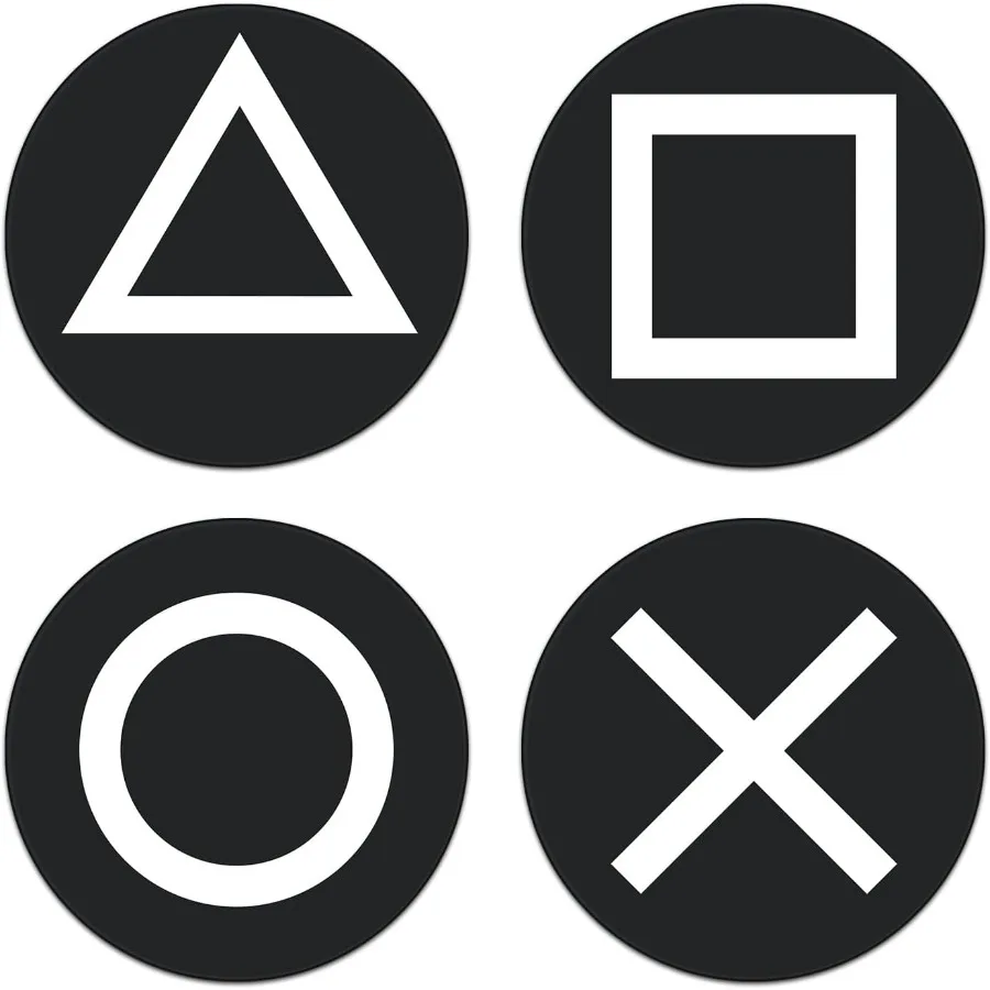 

Game Coasters Black Silicone Coaster Non-Slip Washable Heat Resistant Drink Coasters Cup Mat for Tabletop Protection Game Room