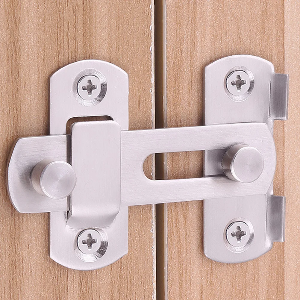 Stainless Steel Security Buckle Heavy Duty Latch For Door Window Pet Cage Safety Lock Insurance Bolt Sliding Door Guard