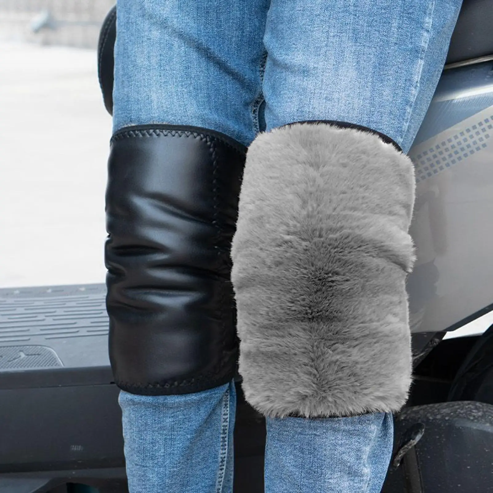 

Cycling Leg Warmers Leg Thermal Protection Non-Slip Knee Warmers For Cycling Motorcycle Bike Winter Sports Daily Commuting
