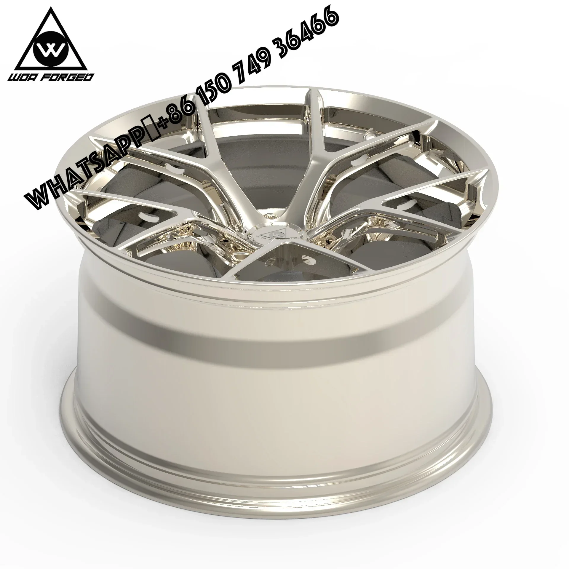6061-T6 Custom  Forged Wheels for Sale 18 19 20 21 Inch 5*112 5*114.3 6061 Aluminum Passenger Car Forged Wheels Rims Fir