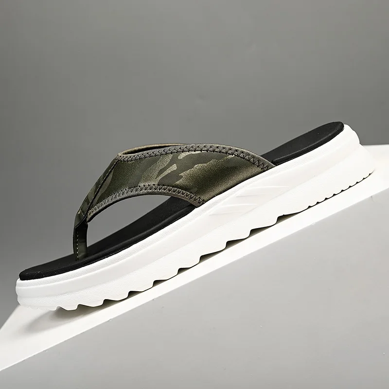 Sandali infradito da uomo all\'aperto di alta qualità pantofole da spiaggia Design da uomo antiscivolo comode pantofole da interno da uomo scarpe