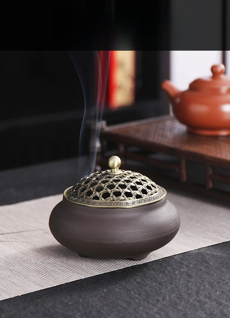 Ceramic Incense Burner For Aromatherapy Home Decor_voghion.com