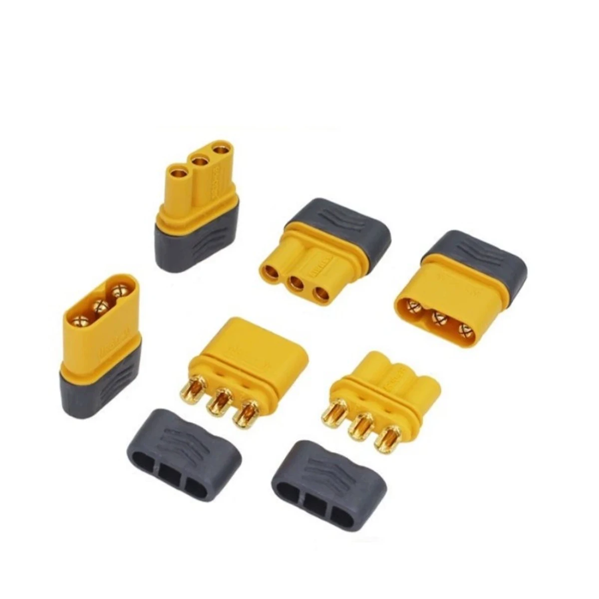 5/10 Pairs MR30 Connector Plug With Sheath Housing Female Male for RC Lipo Battery Cars Fpv Drones Airplane Car  Power Terminal