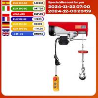 220V Electric Winch 1300W 800 kg Electric Chain Hoist  Pulley Motor Winch Electric Pulley Crane Lift Cable Hoist