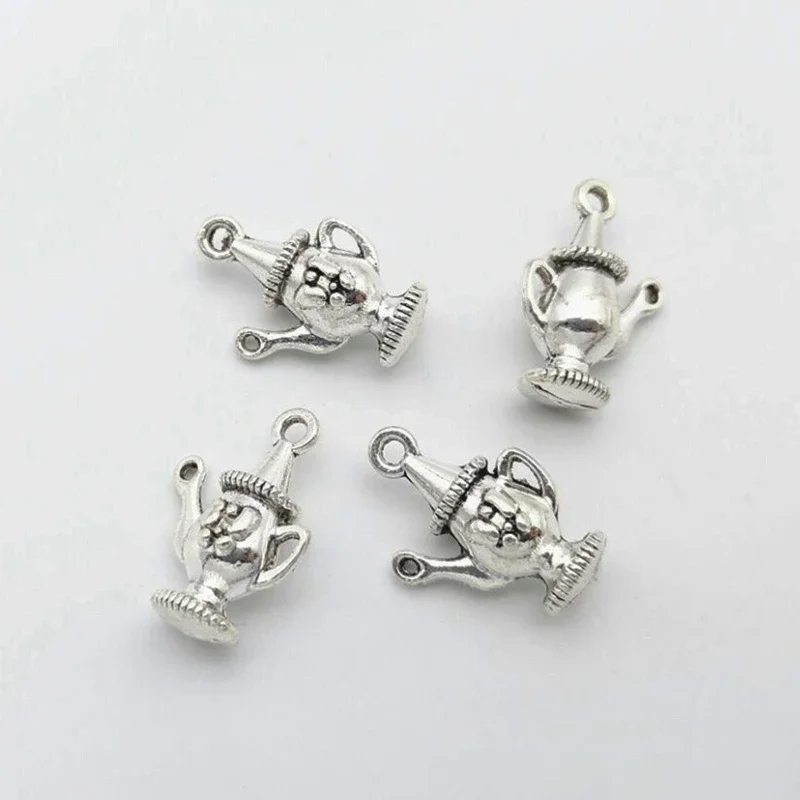 New 18*12mm 10pieces/bag Zinc Alloy Little Teapot Charms Pendants for DIY Necklace Earrings Jewelry Accessories