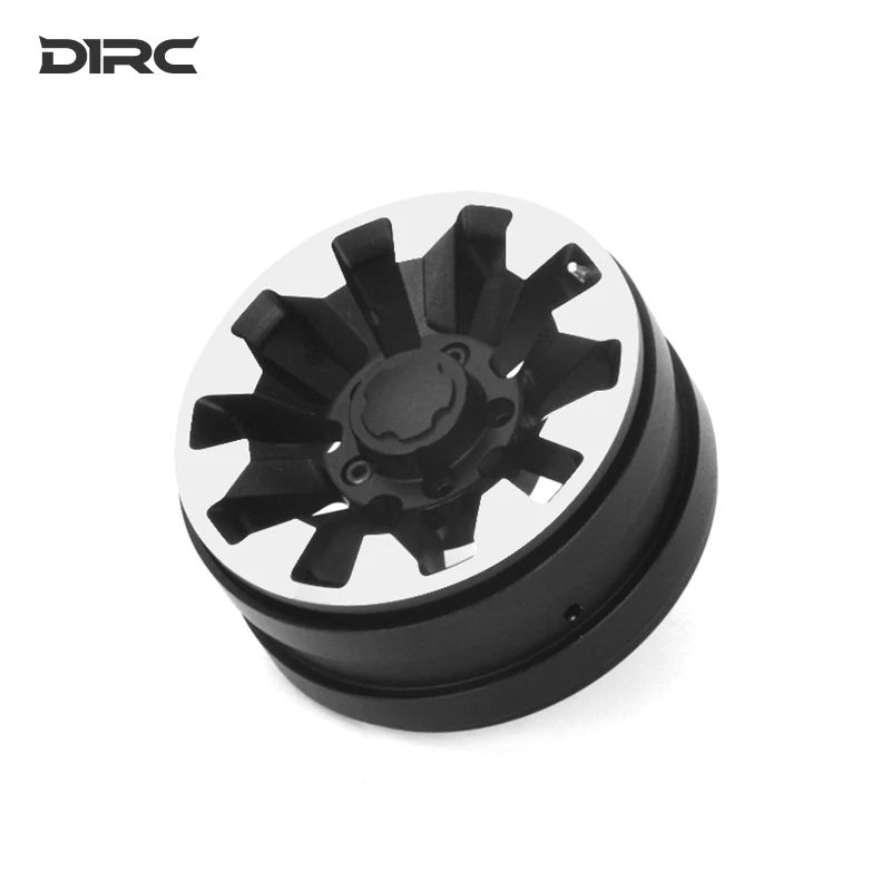 4PCS D1RC 1.9 นิ้วโลหะจําลองล้อสําหรับ 1/10 รีโมทคอนโทรล Crawler รถ ICE and Fire Limited Edition TRX4 SCX10